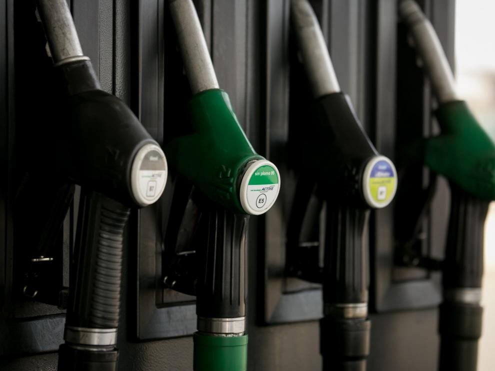 Gasolinera en Zaragoza.