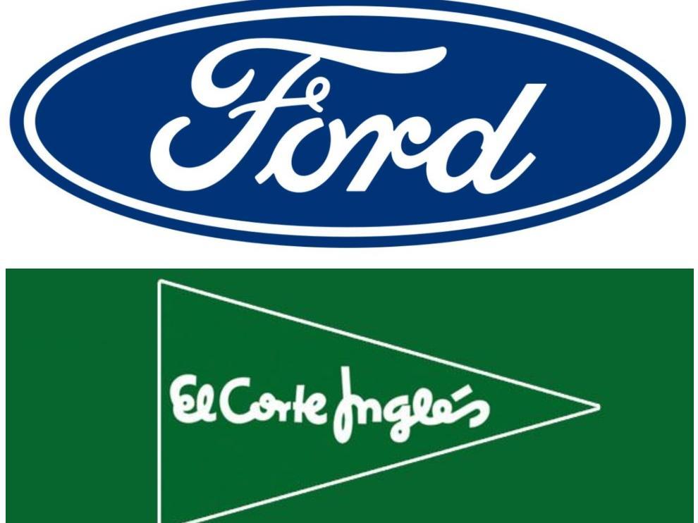 Logos de Ford y El Corte Inglés