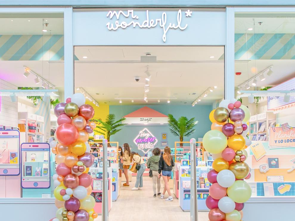 Tienda de Mr. Wonderful en el centro comercial Puerto Venecia de Zaragoza.