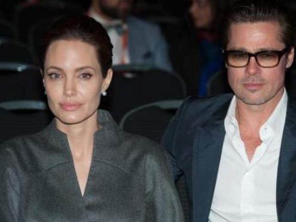 Los actores Angelina Jolie y Brad Pitt, en una imagen de 2014