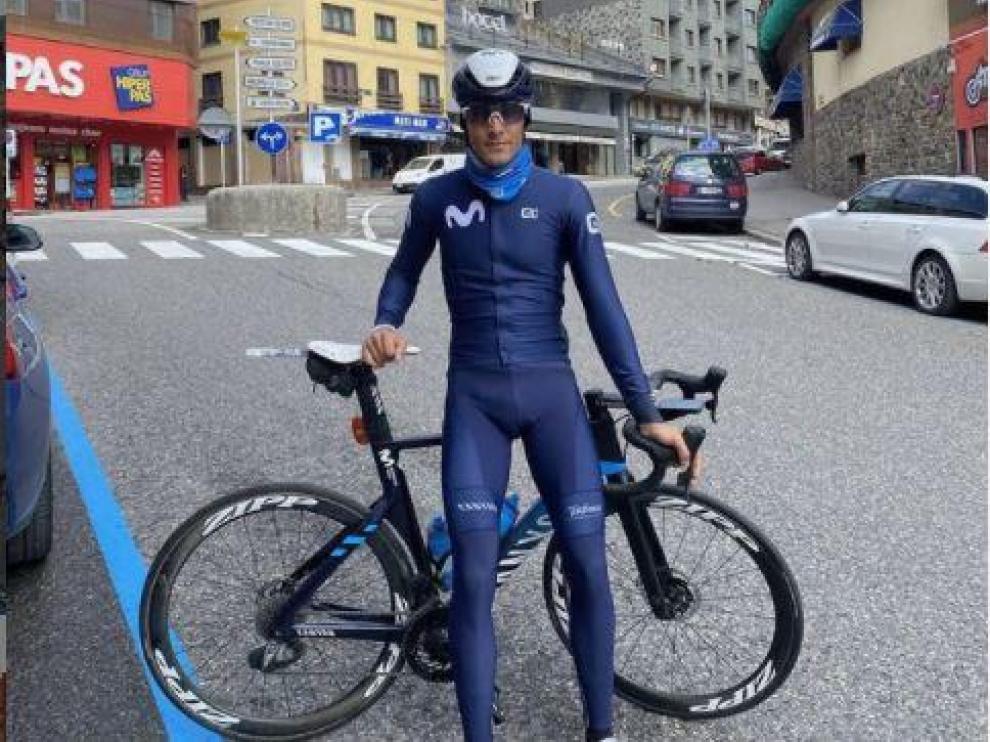 Sergio Samitier, en Andorra, durante este mes de mayo.