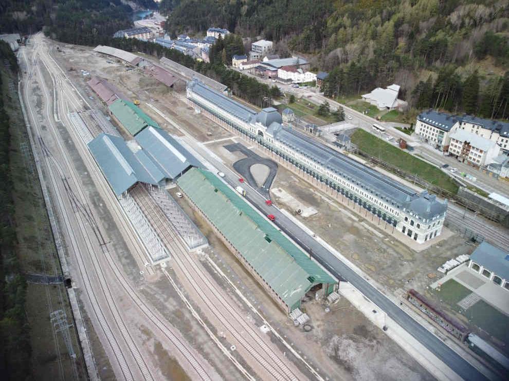 Nueva estación de tren de Canfranc.