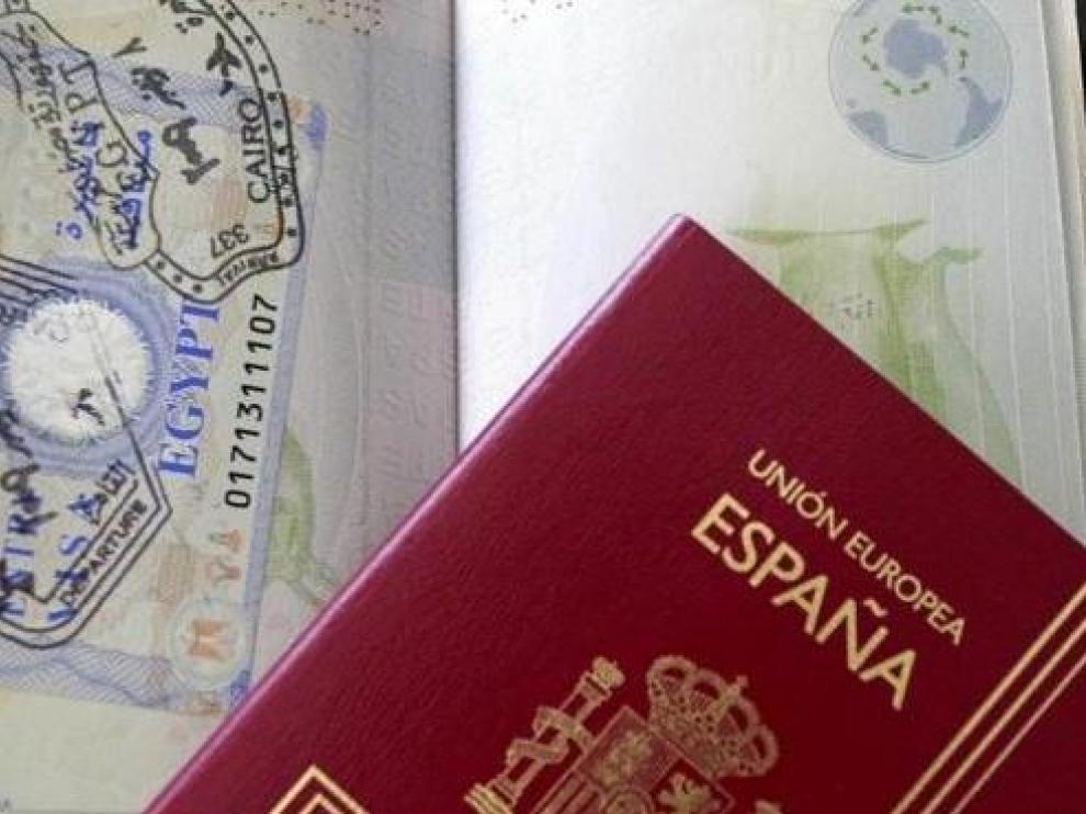 Imagen de archivo del pasaporte español