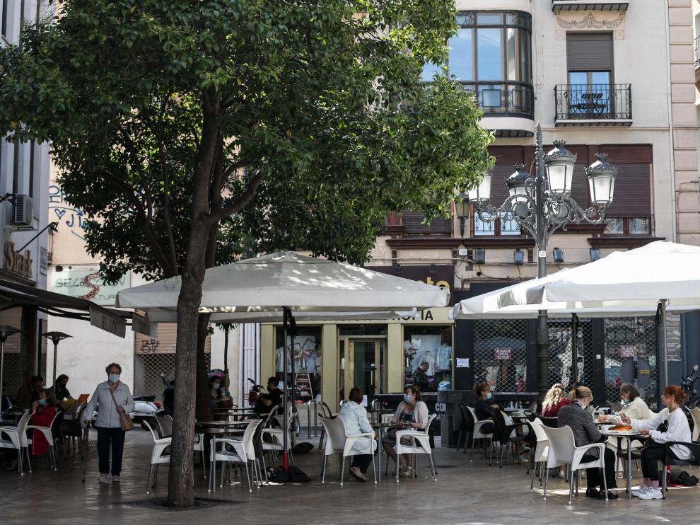 Terrazas en Zaragoza.