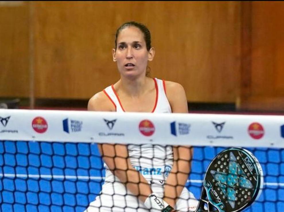 Mapi Sánchez Alayeto, durante el torneo de Santander.