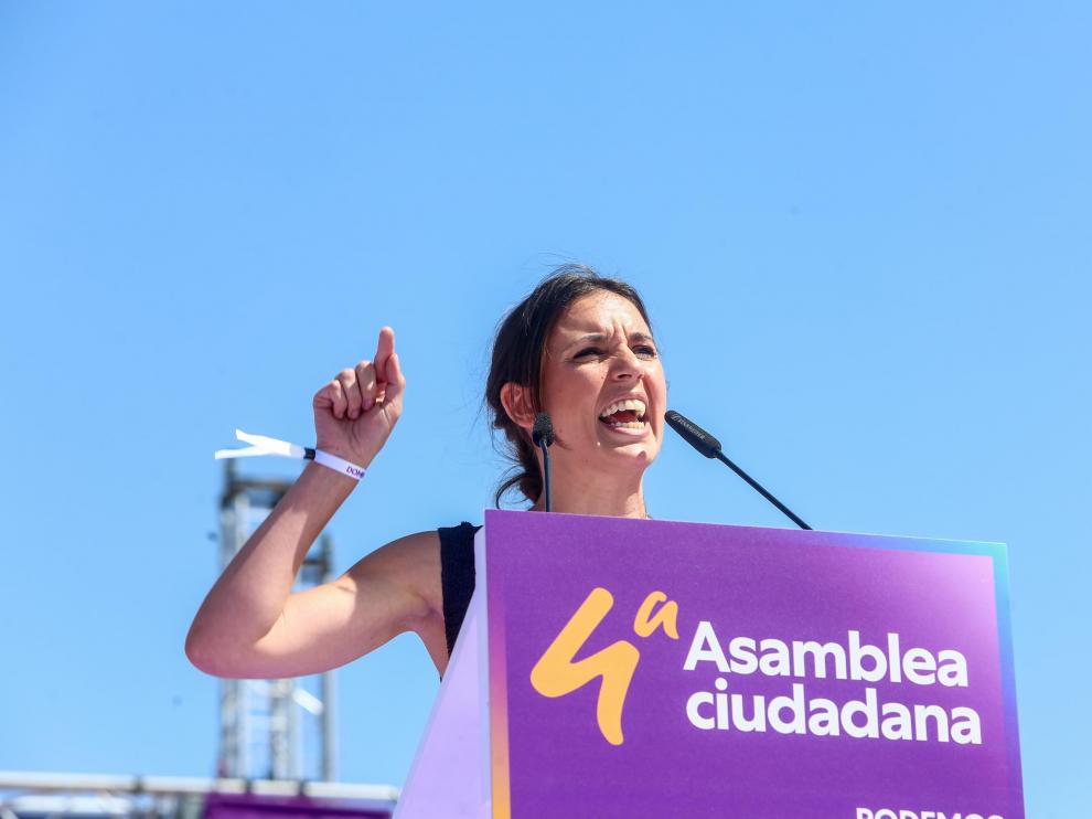 La ministra de Igualdad, Irene Montero
