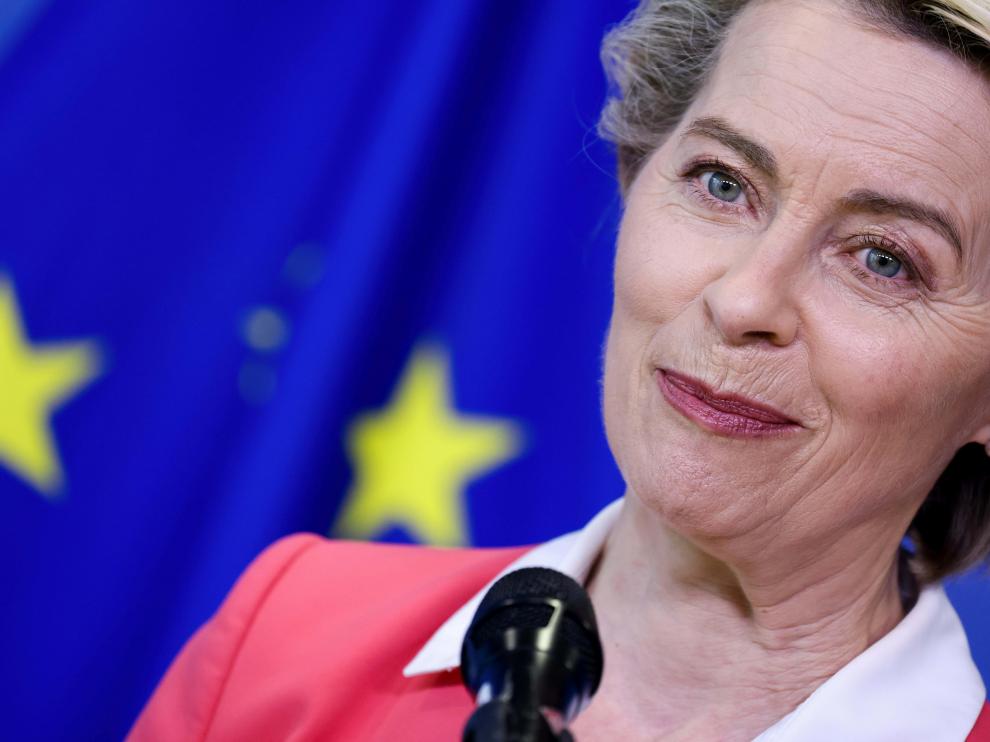 European Commission President Ursula von der Leyen receives the Secretary-General of the United Nations Antonio Guterres