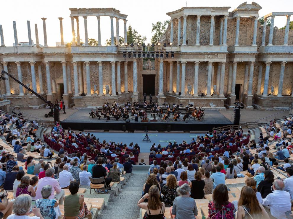 Concierto organizado por el grupo de Ciudades Patrimonio de la Humanidad de España a cargo de la Orquesta Sinfónica Freixenet de la Escuela Superior de Música Reina Sofía