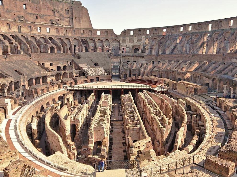 El Parque Arqueológico del Coliseo de Roma abrirá al público su hipogeo este sábado.