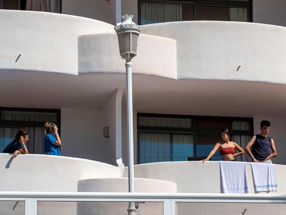 Uno de los hoteles de Mallorca donde se encuentran aislados jóvenes que han dado positivo