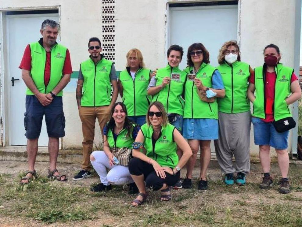 Voluntarios del proyecto CES de La Almunia de Doña Godina.