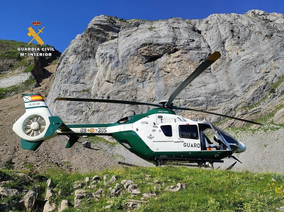 Helicóptero de la Guardia Civil.