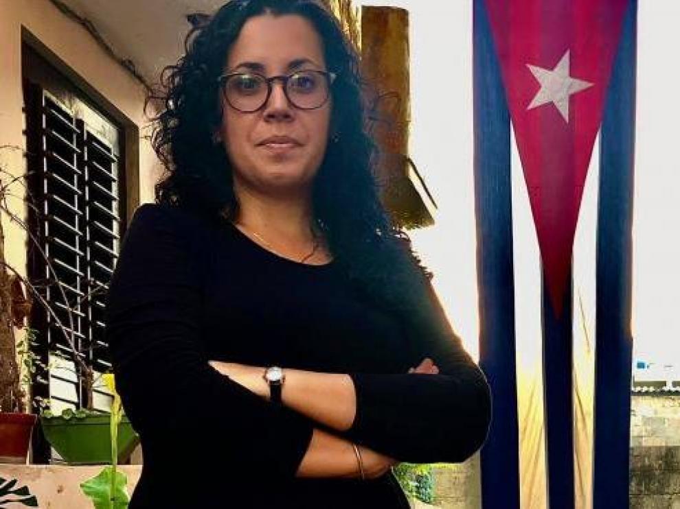 La periodista Camila Acosta.