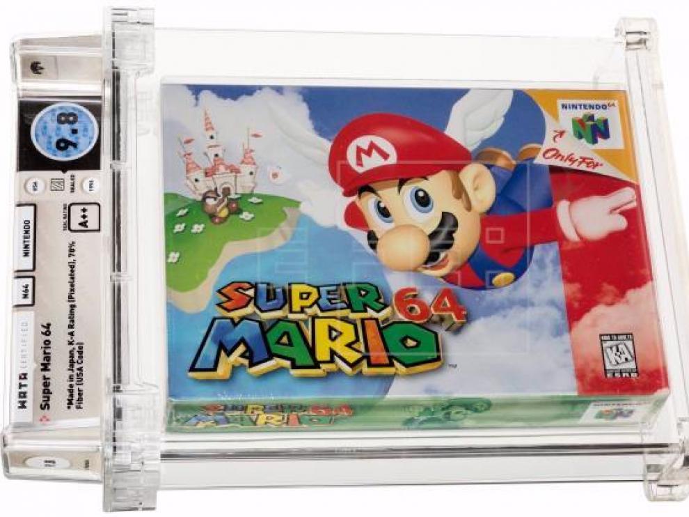 Subastan un videojuego de "Super Mario 64" por 1,56 millones de dólares