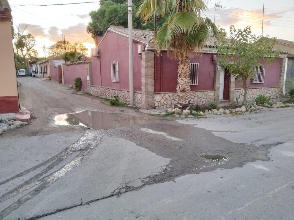 Camino de Enmedio, una zona sin saneamiento ni agua potable en algunos puntos.