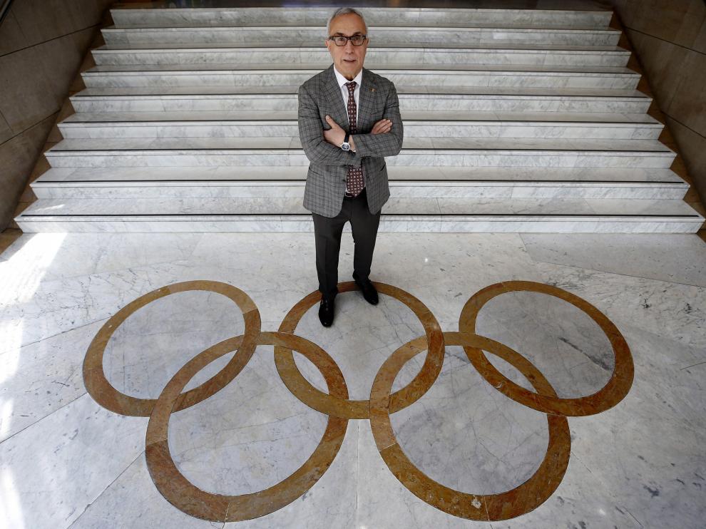 Alejandro Blanco, en la sede del COE, antes de partir a Tokio con la delegación que participará en los Juegos de Verano.