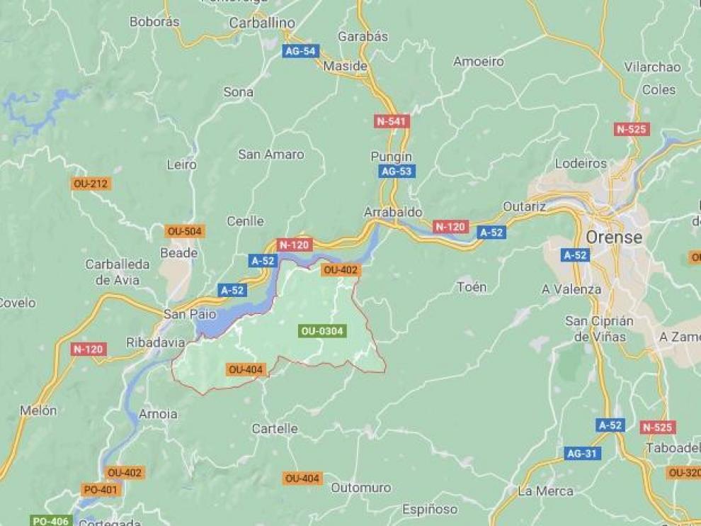El suceso ha tenido lugar en el embalse de Castrelo de Miño, en Orense