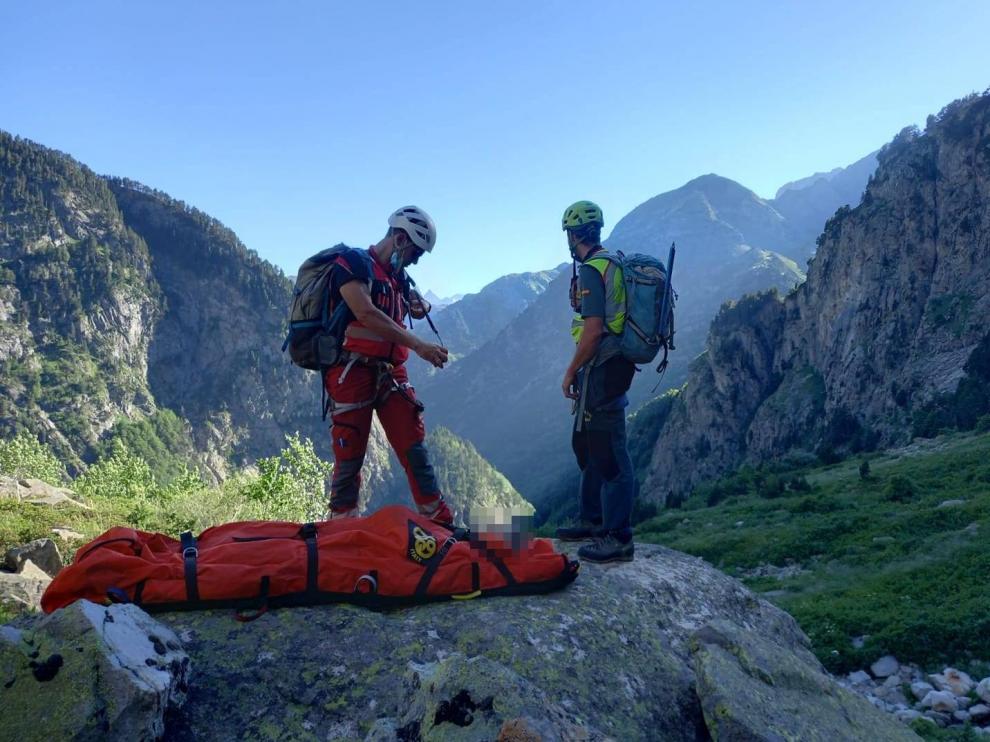 Uno de los auxilios realizados este fin de semana por la Guardia Civil.