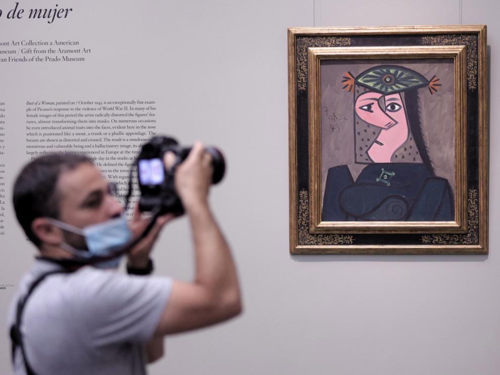'Busto de mujer', de Picasso, en el Museo del Prado