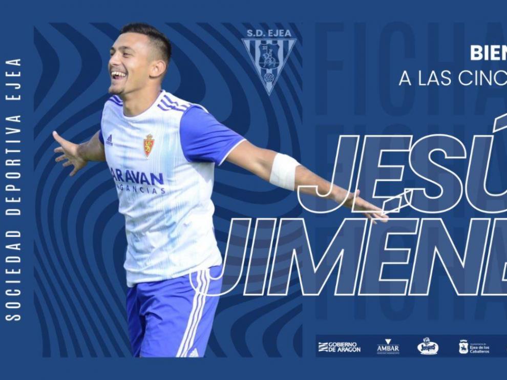 Jesús Jiménez refuerza el ataque de la SD Ejea.