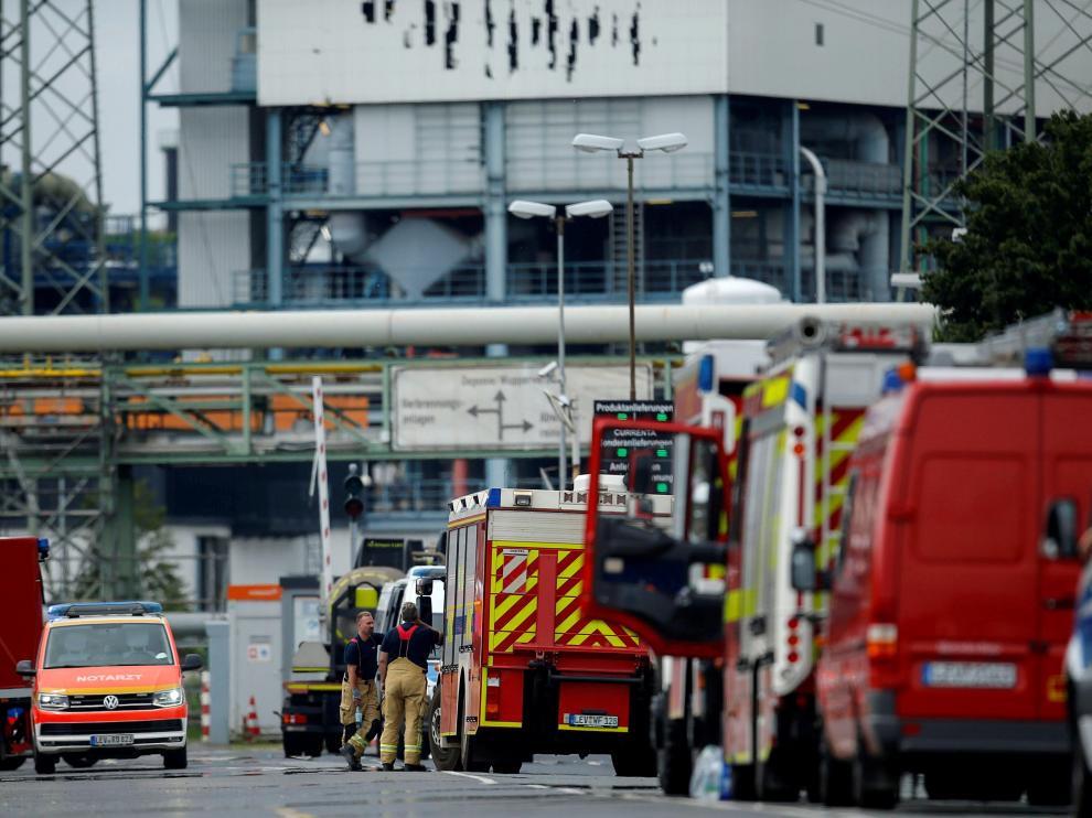 FILE PHOTO: Explosion at Chempark in Leverkusen
