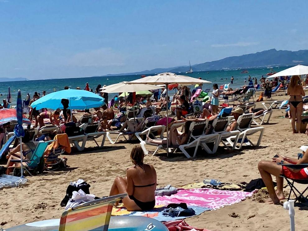 Playa de Poniente, en Salou.