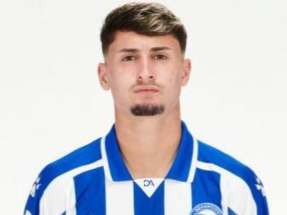 Borja Sainz, extremo del Alavés que puede llegar cedido al Real Zaragoza.