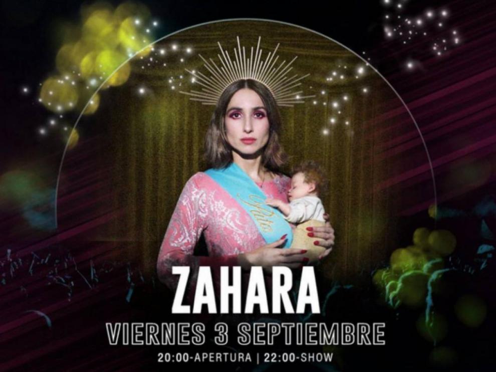 Cartel del concierto de Zahara en Toledo