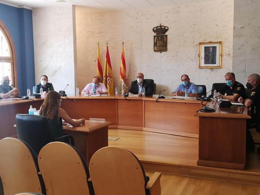 La Junta de Seguridad de Calamocha, ayer