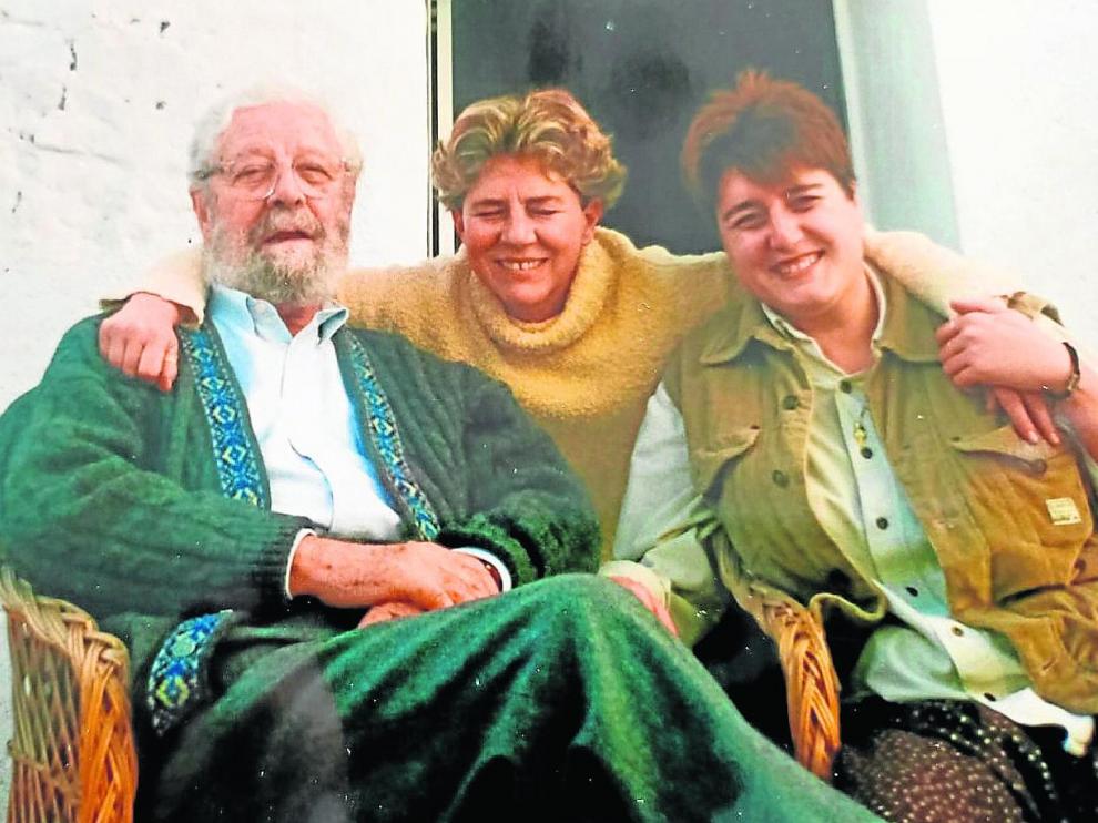Jaulín, 1999: Luis García Berlanga, Pilar Ortega y Pilar Camón.