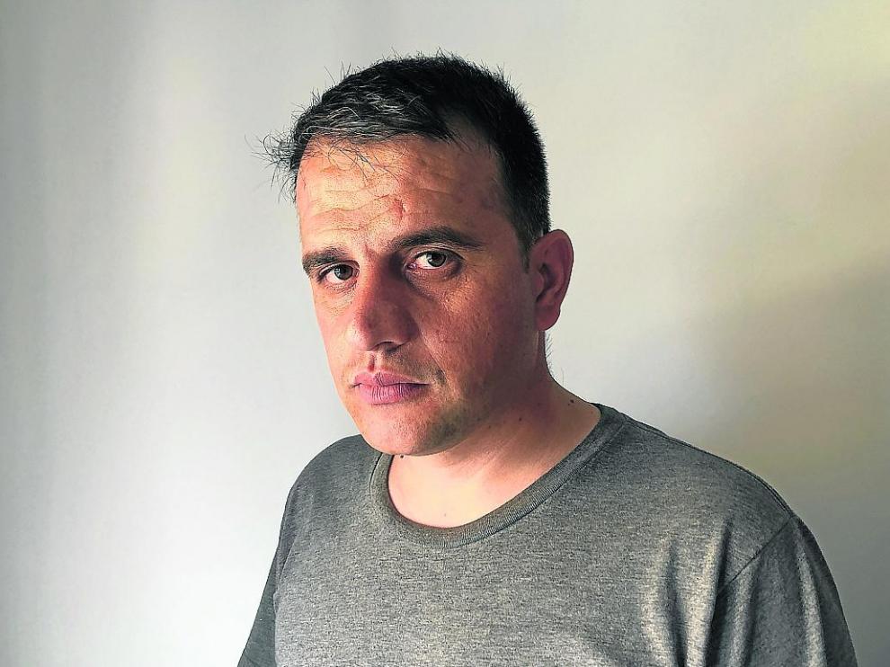 Abdul Naser confía en poder comenzar una nueva y pacífica vida en Zaragoza.