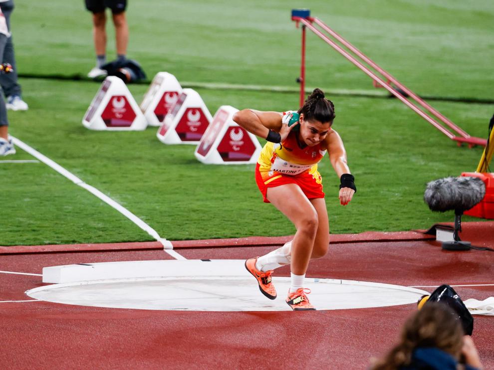 La valenciana Miriam Martínez, medalla de plata en lanzamiento de peso