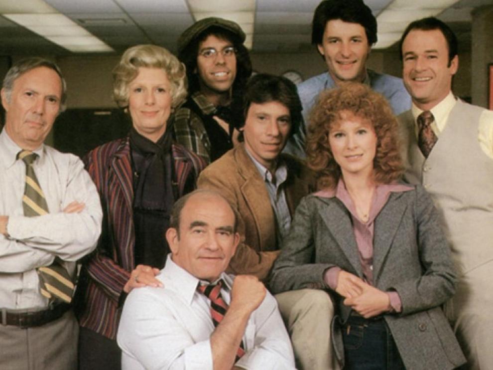 Los personajes de la serie Lou Grant.