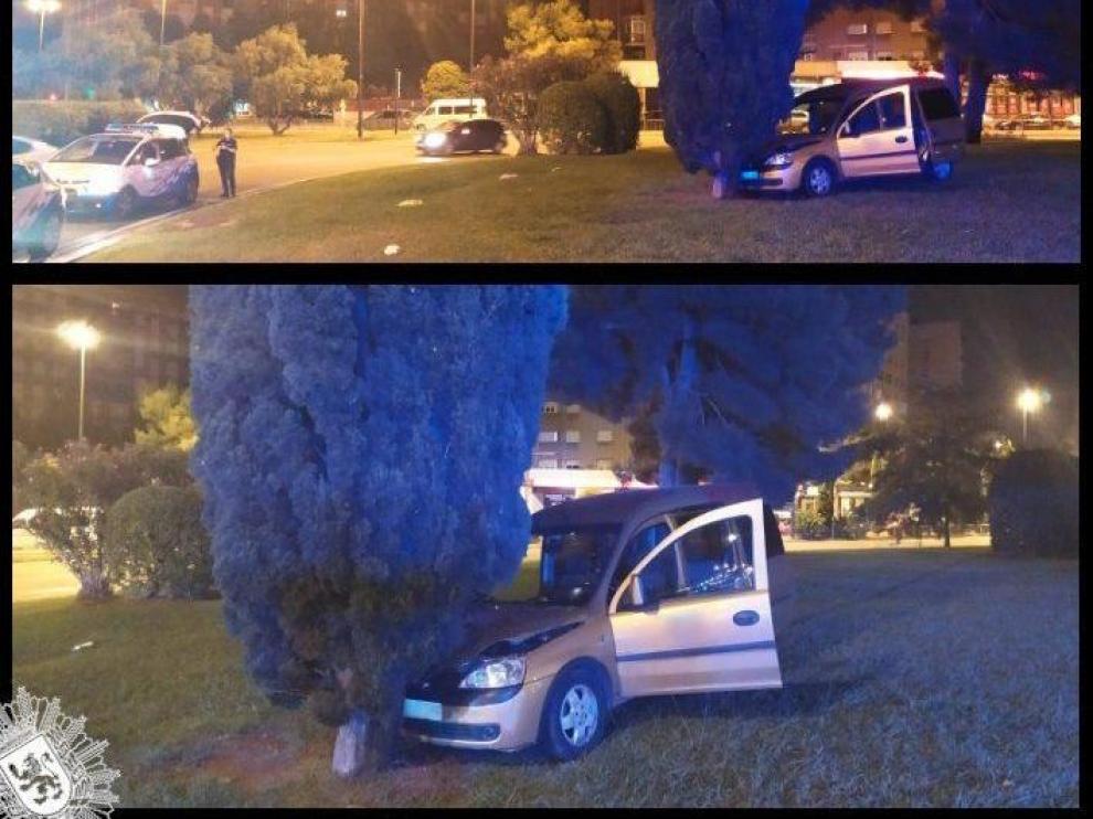 Herida leve en un accidente en Los Enlaces