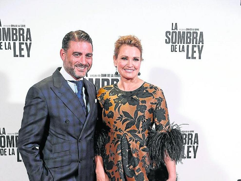 La soprano Ainhoa Arteta y Matías Urrea, en octubre de 2018.