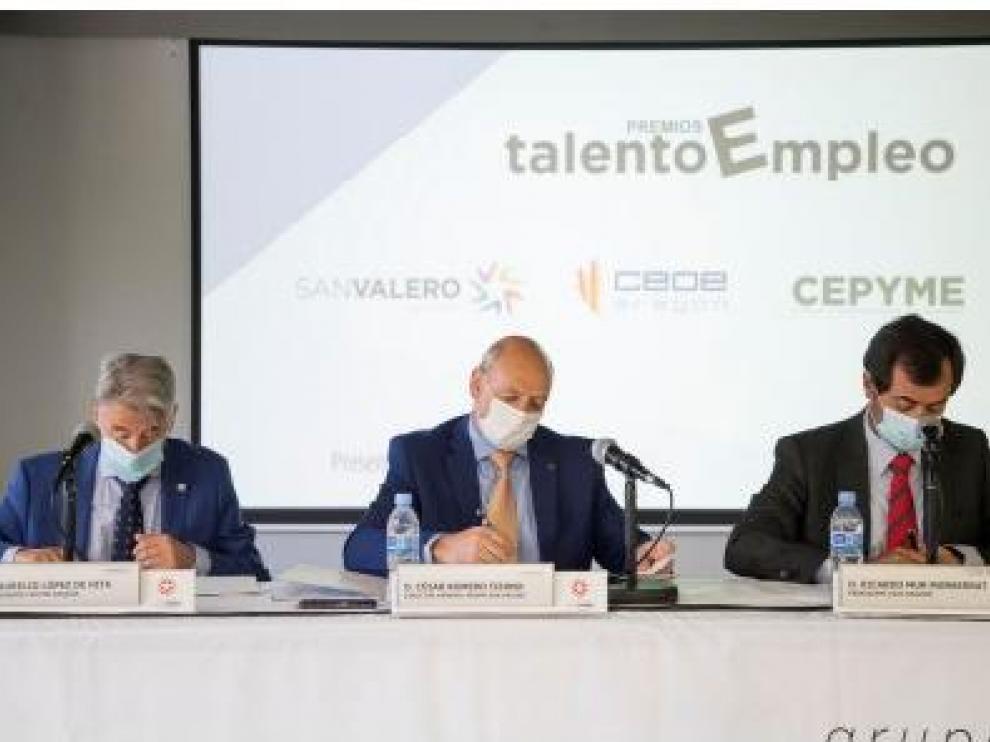 Los galardones están promovidos por el Grupo San Valero, en colaboración con CEOE Aragón y Cepyme