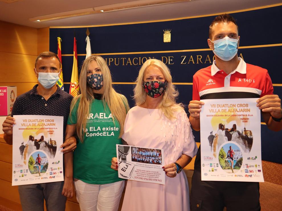 Presentación del duatlón de Alfajarín en la DPZ