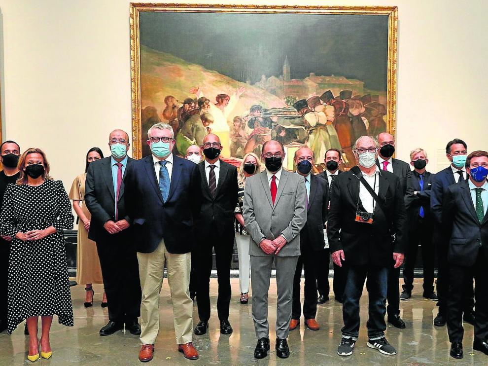 Aragón presentó ayer en el Museo del Prado ‘Goya. 3 de mayo’, cortometraje de Carlos Saura impulsado por la DGA y Aragón Televisión