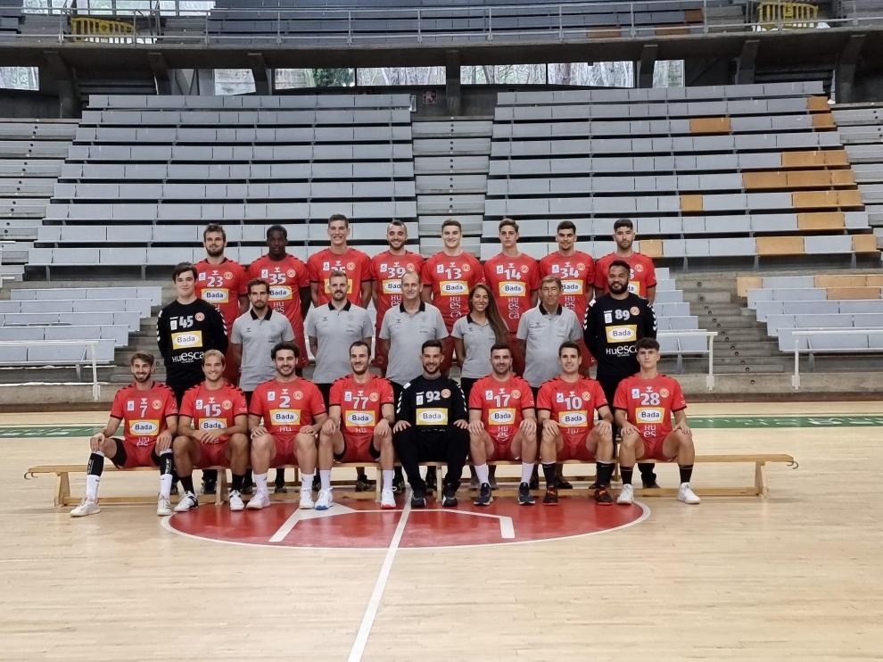 La plantilla del Bada Huesca para la temporada 2021-22.