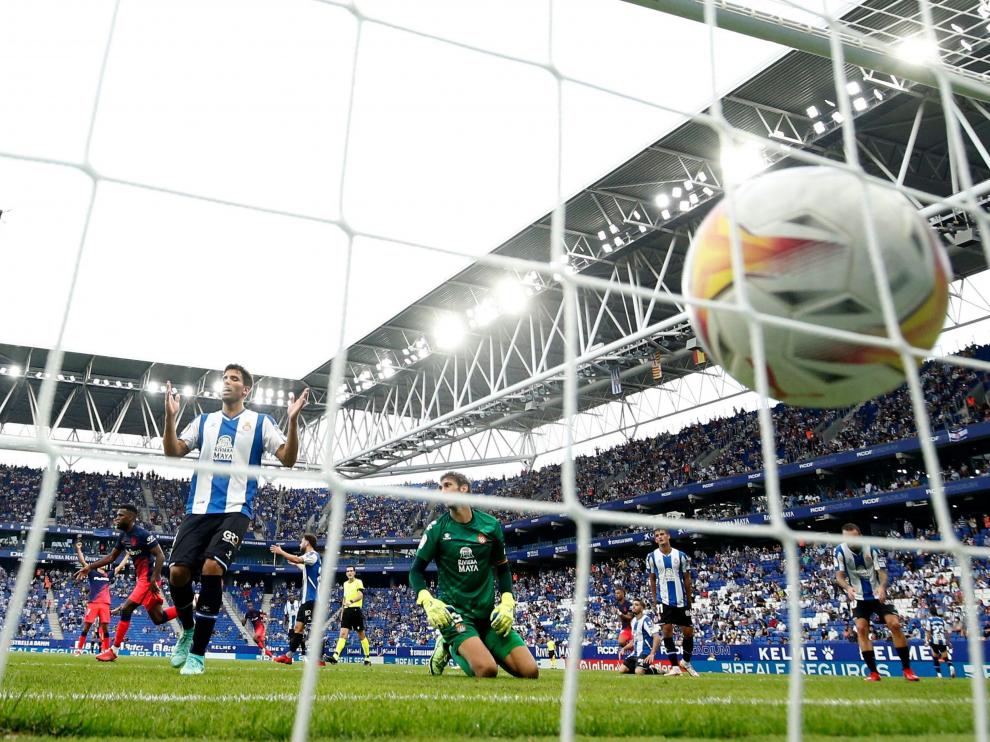 Thomas Lemar marcó en el minuto 99 el segundo gol de la victoria para el Atlético de Madrid contra el Espanyol