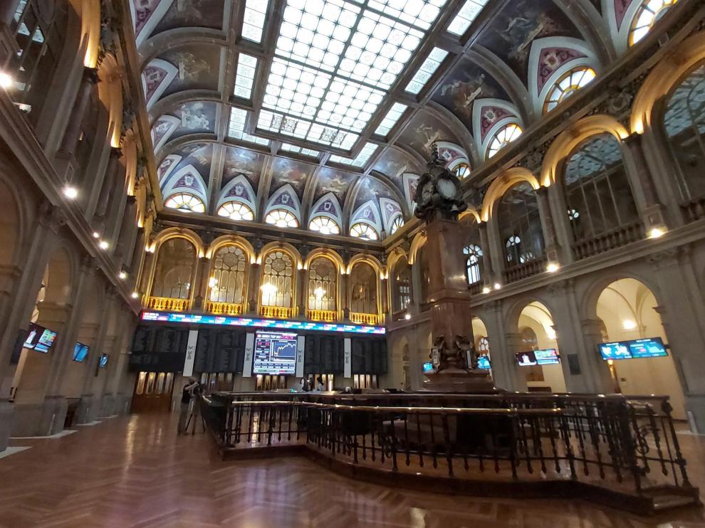 La Bolsa española, este martes por la mañana.