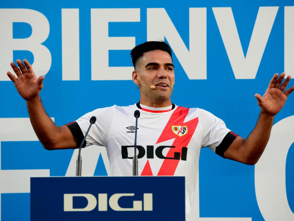 Presentación de Radamel Falcao como nuevo jugador del Rayo