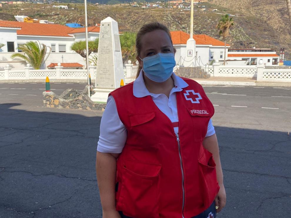Laura Marrero, psicóloga de Cruz Roja