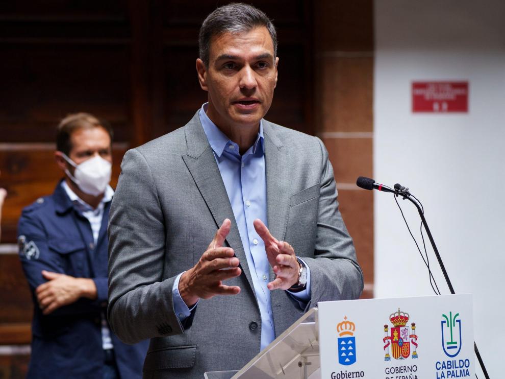 El presidente del Gobierno, Pedro Sánchez
