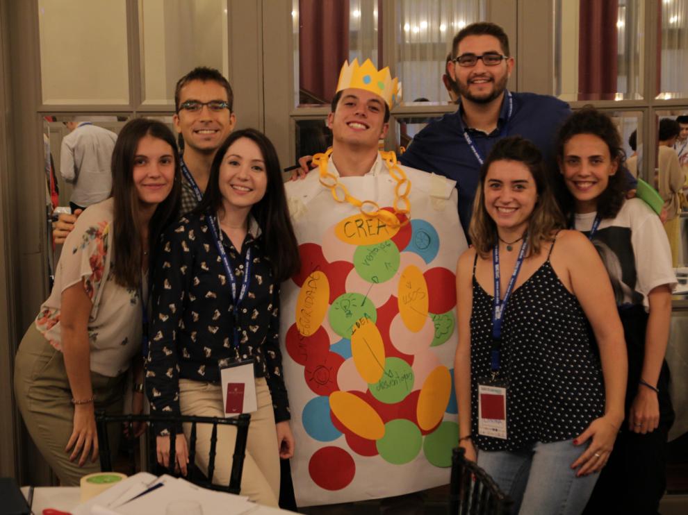 Estudiantes en una de las dinámicas de la primera edición.