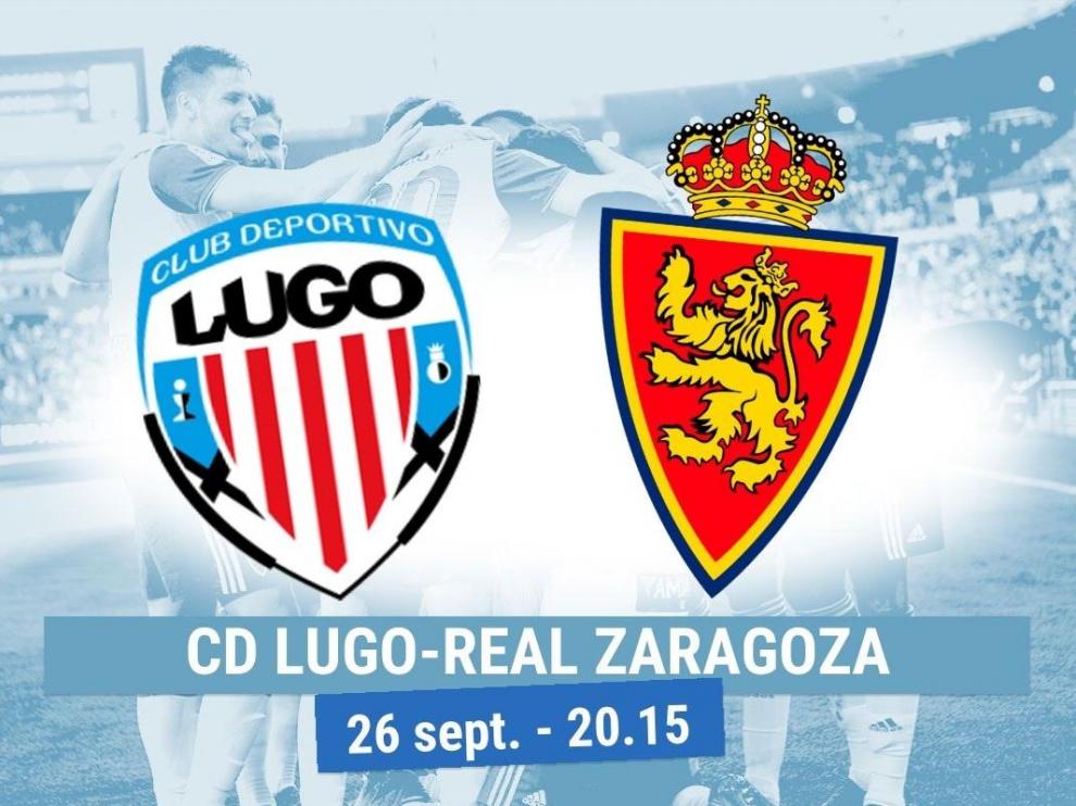 Horario y dónde ver el Lugo-Real Zaragoza.