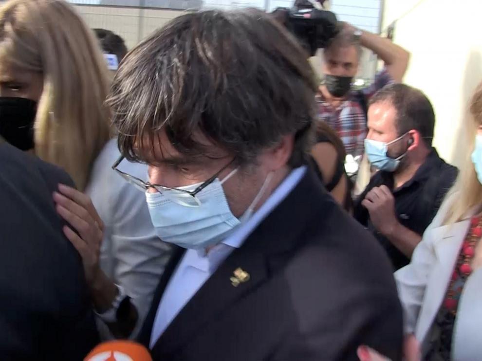 Carles Puigdemont en Cerdeña.