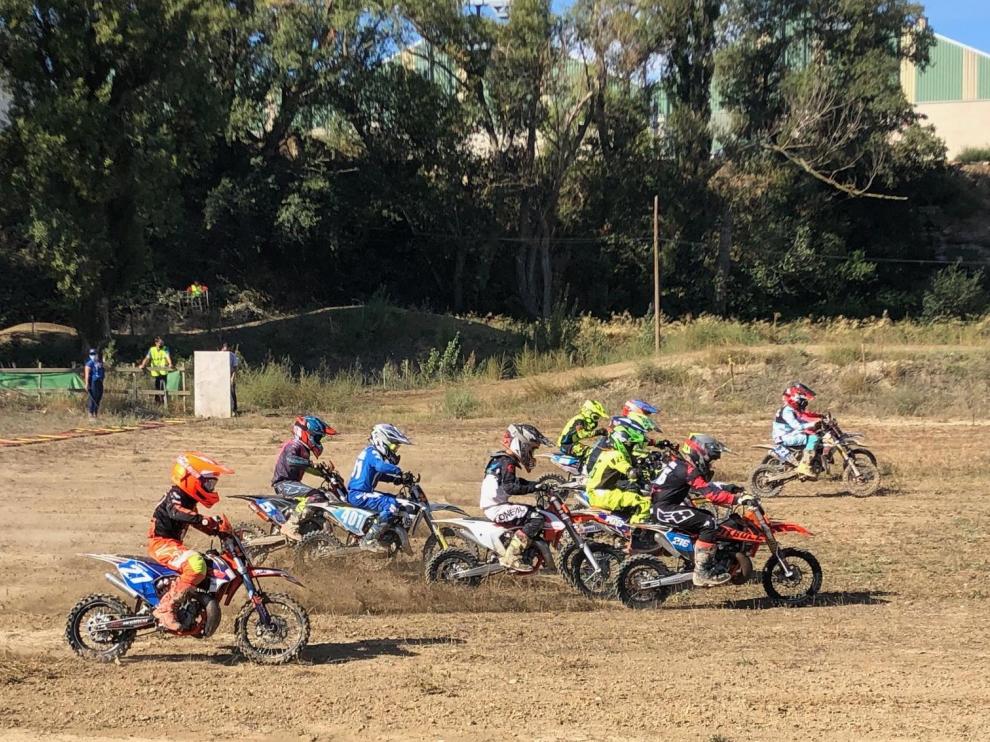 Zuera ha acogido una nueva prueba del Campeonato de Aragón de Motocross