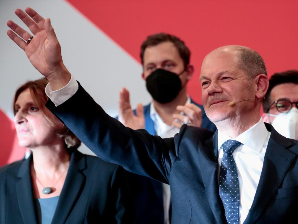 El candidato socialdemócrata Olaf Scholz, vencedor de las elecciones en Alemania.