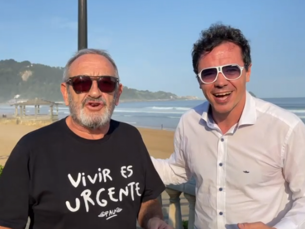 Arguiñano junto a Rafa Maza